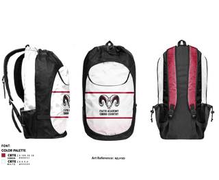 Gear Bag, Faith Academy Cross Country, Cross Country, Teamtime, Team time, sublimation, custom sports apparel, team uniforms, spirit wear, spiritwear, sports uniforms, custom shirts, team store, custom team store, fundraiser sports, apparel fundraiser