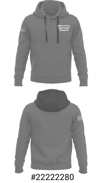 Wilbur Cross High School Volleyball 28881433 Hoodie - 29