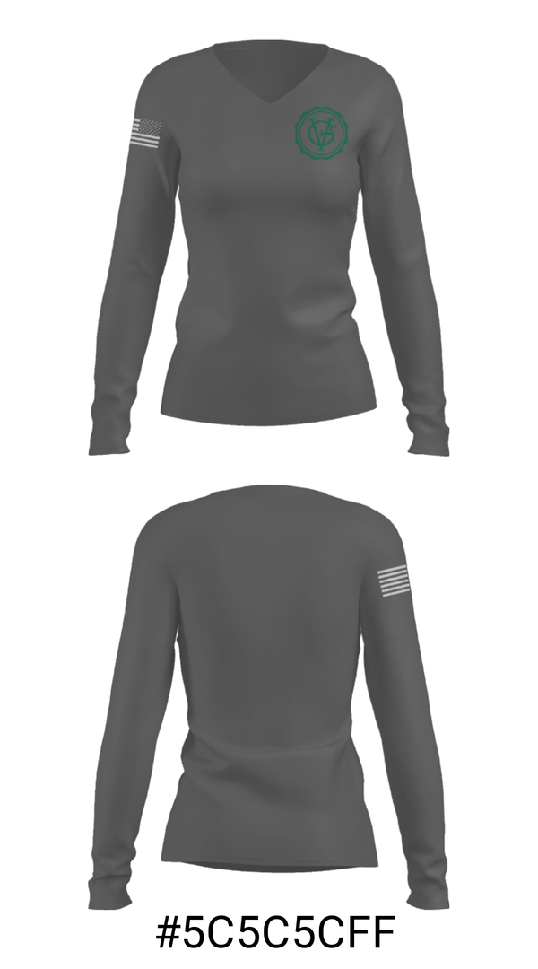 Women's Long Sleeve Vneck Shirt, Georgetown Visitation Preparatory School Volleyball, Men's Volleyball, Teamtime, Team time, sublimation, custom sports apparel, team uniforms, spirit wear, spiritwear, sports uniforms, custom shirts, team store, custom team store, fundraiser sports, apparel fundraiser