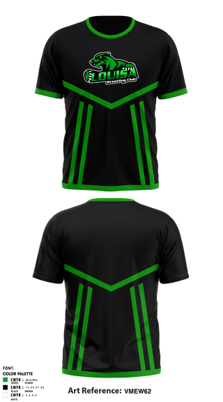 Louisa Wrestling Club 3728109 Short Sleeve Performance Shirt - 1