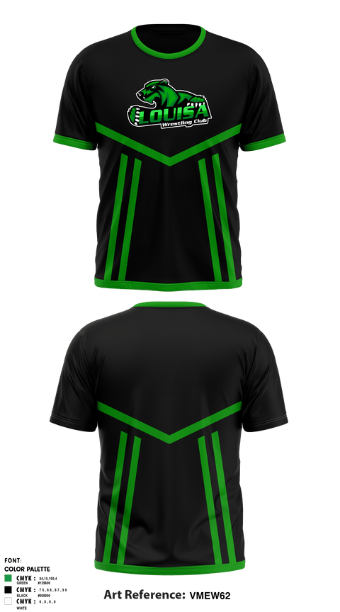 Louisa Wrestling Club 3728109 Short Sleeve Performance Shirt - 1