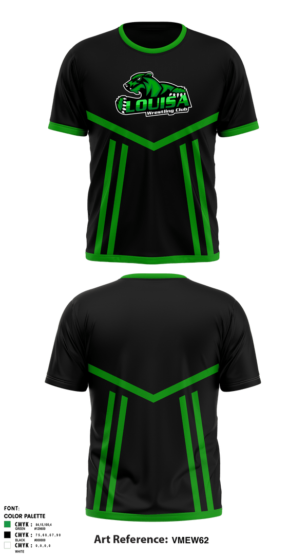 Louisa Wrestling Club 3728109 Short Sleeve Performance Shirt - 1
