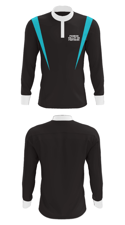 Pioneer Valley HS Panthers 49239487 Quarter Zip Jacket - 30