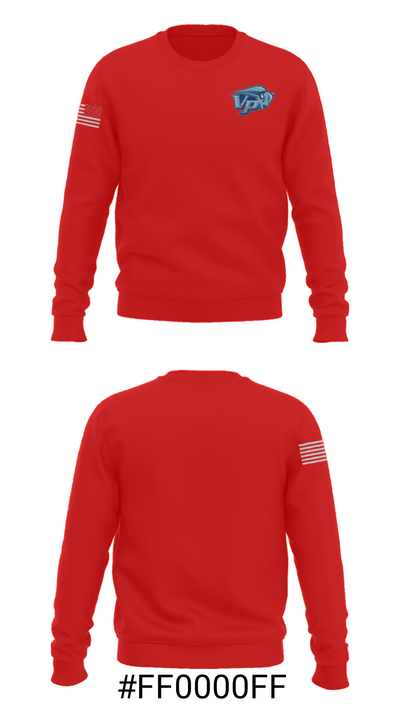 Vista Peak Prep Cheer 57754255 Crew Neck Sweatshirt - 12