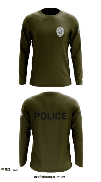 TAYLORSVILLE POLICE DEPARTMENT LT 27466887 Long Sleeve Performance Shirt - 5