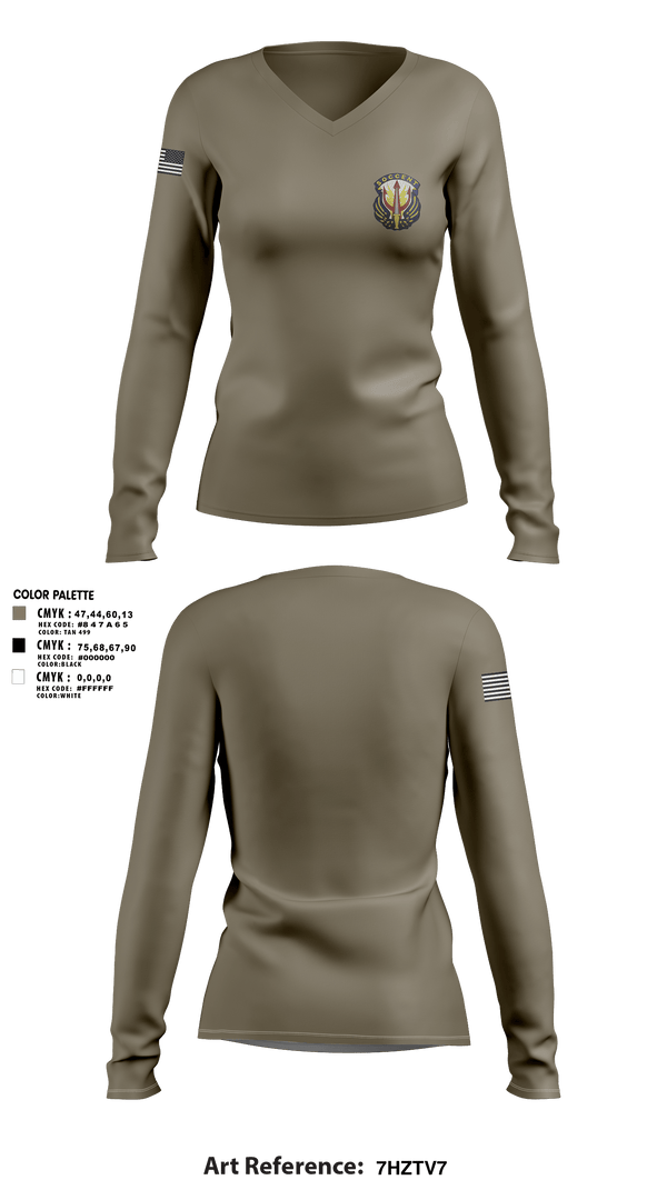 Women's Long Sleeve Vneck Shirt, Security Police, , Teamtime, Team time, sublimation, custom sports apparel, team uniforms, spirit wear, spiritwear, sports uniforms, custom shirts, team store, custom team store, fundraiser sports, apparel fundraiser
