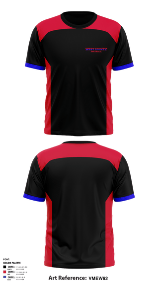 Short Sleeve Performance Shirt, West County Softball Association, Softball, Teamtime, Team time, sublimation, custom sports apparel, team uniforms, spirit wear, spiritwear, sports uniforms, custom shirts, team store, custom team store, fundraiser sports, apparel fundraiser