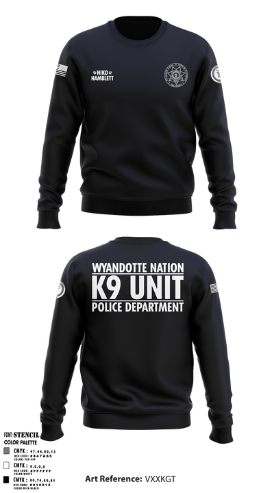 K9 Unit 27578074 Crew Neck Sweatshirt - 6