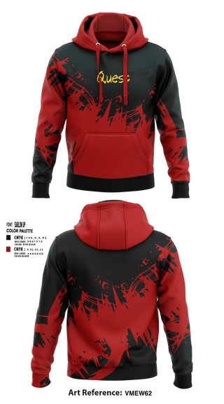 Hoodie, Quest, , Teamtime, Team time, sublimation, custom sports apparel, team uniforms, spirit wear, spiritwear, sports uniforms, custom shirts, team store, custom team store, fundraiser sports, apparel fundraiser
