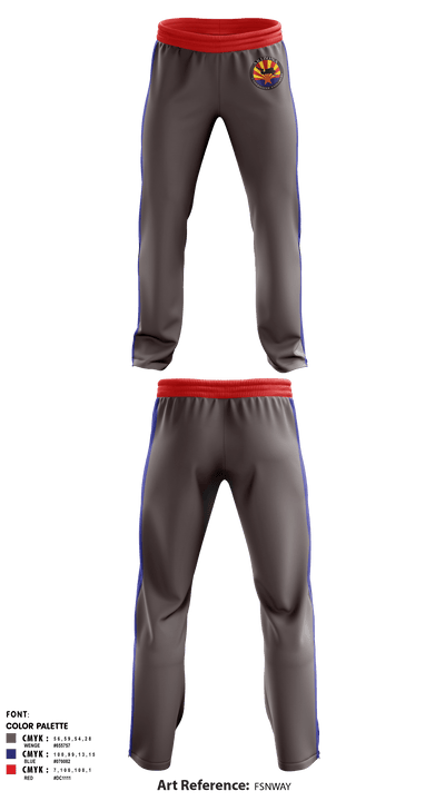 Arizona Underwater Explorers 38101763 Sweatpants - 2