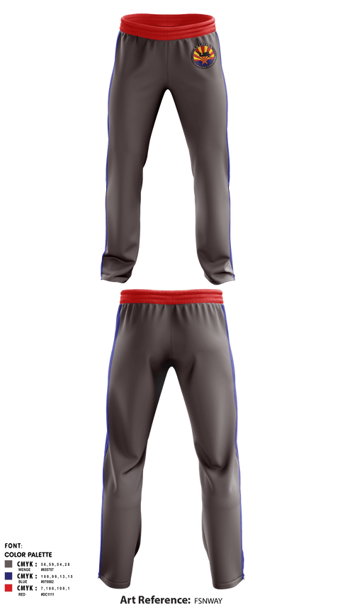 Sweatpants, Arizona Underwater Explorers, , Teamtime, Team time, sublimation, custom sports apparel, team uniforms, spirit wear, spiritwear, sports uniforms, custom shirts, team store, custom team store, fundraiser sports, apparel fundraiser