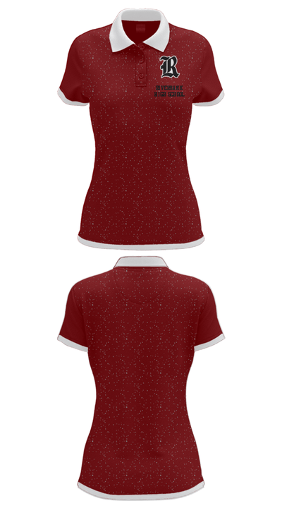 Riverbank High School 34077007 Women's Short Sleeve Performance Polo  - 20
