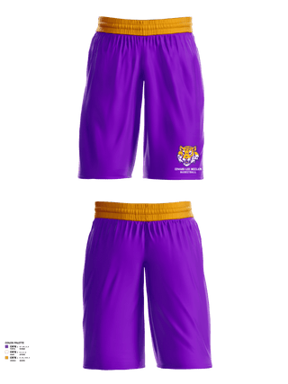 Womens Basketball Shorts, Edward Lee McClain High School Basketball, Women's Basketball, Teamtime, Team time, sublimation, custom sports apparel, team uniforms, spirit wear, spiritwear, sports uniforms, custom shirts, team store, custom team store, fundraiser sports, apparel fundraiser
