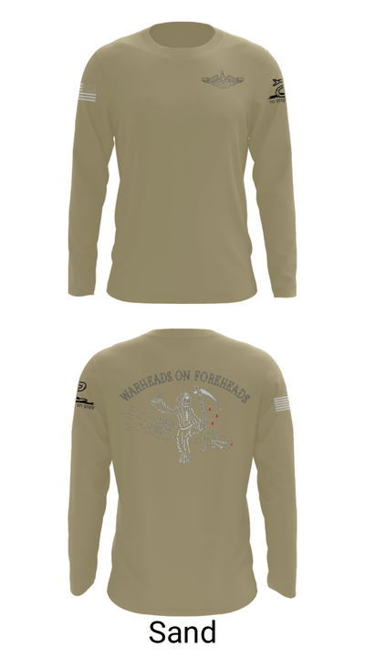 USS Florida Blue FT 52115851 Long Sleeve Performance Shirt - 43
