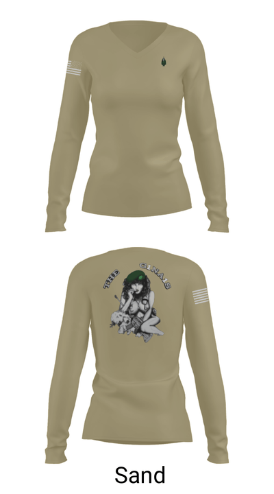 SFOD-A 11 96174000 Women's Long Sleeve V-neck Shirt - 41