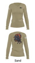 1-25AB 8360103 Women's Long Sleeve V-neck Shirt - 42