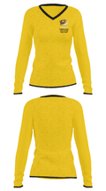 Temecula Valley High School Field Hockey 8529337 Women's Long Sleeve V-neck Shirt - 22