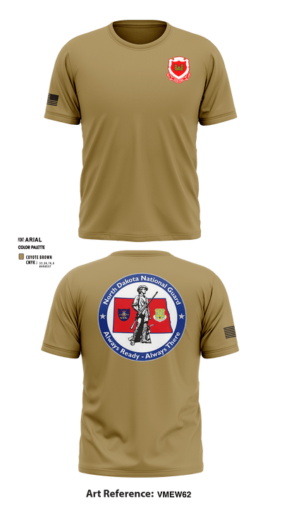 164th EN BN 3856732 Short Sleeve Performance Shirt - 3