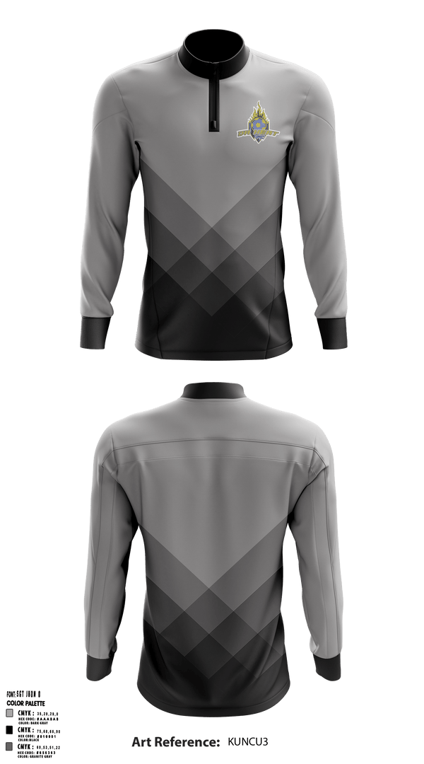 Quarter Zip Jacket, DA HEAT FC, Spirit Store, Teamtime, Team time, sublimation, custom sports apparel, team uniforms, spirit wear, spiritwear, sports uniforms, custom shirts, team store, custom team store, fundraiser sports, apparel fundraiser