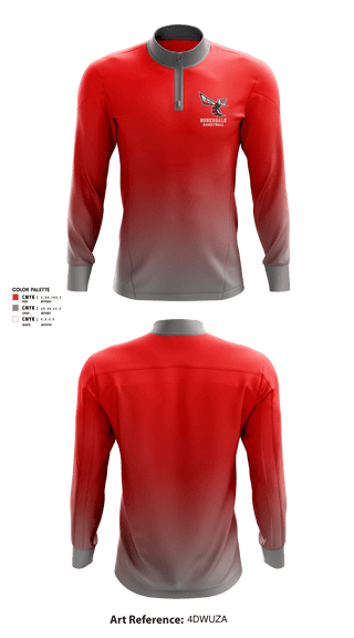 Quarter Zip Jacket, Honesdale High School Basketball, Men's Basketball, Teamtime, Team time, sublimation, custom sports apparel, team uniforms, spirit wear, spiritwear, sports uniforms, custom shirts, team store, custom team store, fundraiser sports, apparel fundraiser