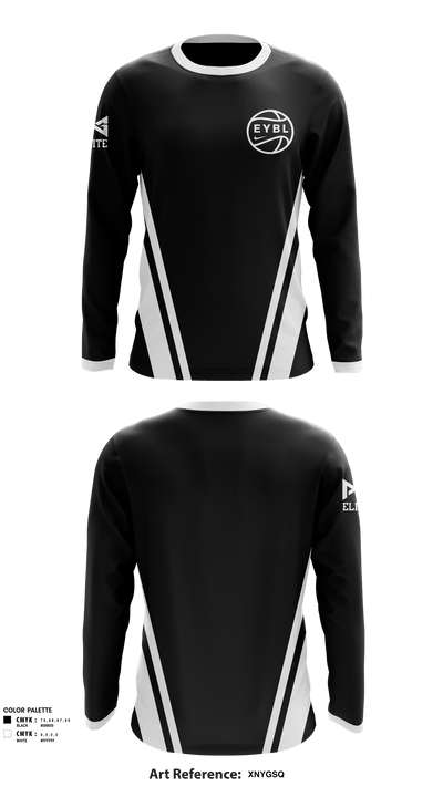 Paul George Elite Basketball 54055010 Long Sleeve Performance Shirt - 1