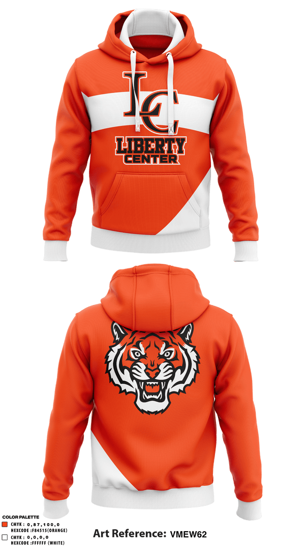 Hoodie, Liberty Center Middle School, Spirit Store, Teamtime, Team time, sublimation, custom sports apparel, team uniforms, spirit wear, spiritwear, sports uniforms, custom shirts, team store, custom team store, fundraiser sports, apparel fundraiser