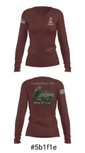 1st plt 1-14th 60300100 Women's Long Sleeve V-neck Shirt - 37