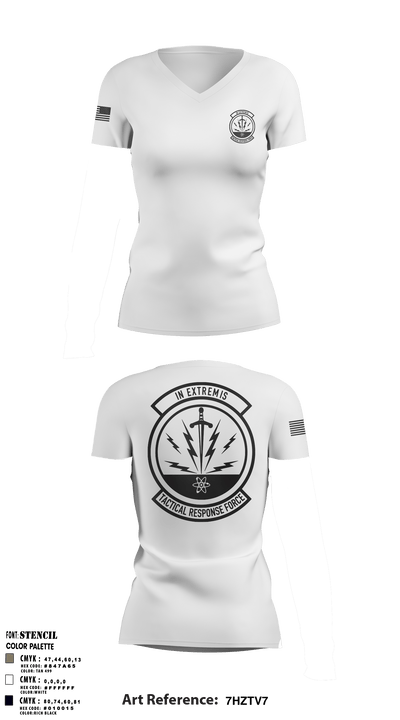 TRF 57839802 Women's Short Sleeve V-neck Shirt - 2