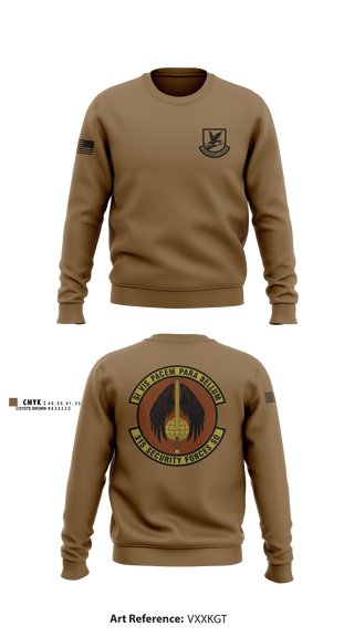 Crew Neck Sweatshirt, 315 SFS CHS, Air Force, Teamtime, Team time, sublimation, custom sports apparel, team uniforms, spirit wear, spiritwear, sports uniforms, custom shirts, team store, custom team store, fundraiser sports, apparel fundraiser