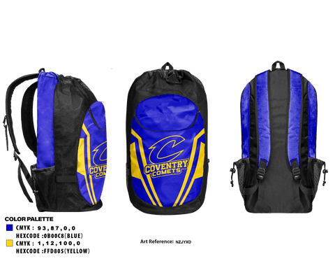 Gear Bag, Coventry Comets Wrestling, Wrestling, Teamtime, Team time, sublimation, custom sports apparel, team uniforms, spirit wear, spiritwear, sports uniforms, custom shirts, team store, custom team store, fundraiser sports, apparel fundraiser