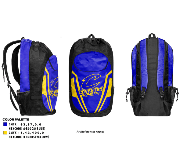 Gear Bag, Coventry Comets Wrestling, Wrestling, Teamtime, Team time, sublimation, custom sports apparel, team uniforms, spirit wear, spiritwear, sports uniforms, custom shirts, team store, custom team store, fundraiser sports, apparel fundraiser