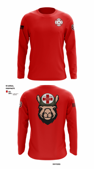 Long Sleeve Performance Shirt, WBAMCAlpha Company, WBAMC, Softball, Teamtime, Team time, sublimation, custom sports apparel, team uniforms, spirit wear, spiritwear, sports uniforms, custom shirts, team store, custom team store, fundraiser sports, apparel fundraiser