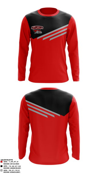 Long Sleeve Performance Shirt, Allentown High School Cross Country, Cross Country, Teamtime, Team time, sublimation, custom sports apparel, team uniforms, spirit wear, spiritwear, sports uniforms, custom shirts, team store, custom team store, fundraiser sports, apparel fundraiser