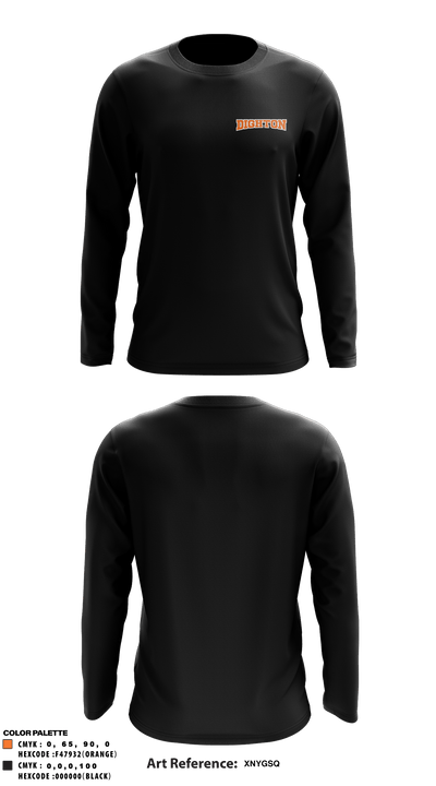 Dighton High School 76298618 Long Sleeve Performance Shirt - 4