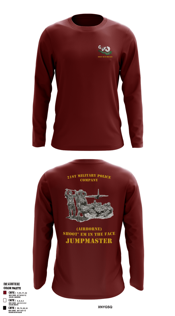 Short Sleeve Performance Shirt, 21ST MILITARY POLICE COMPANY (AIRBORNE), Army, Teamtime, Team time, sublimation, custom sports apparel, team uniforms, spirit wear, spiritwear, sports uniforms, custom shirts, team store, custom team store, fundraiser sports, apparel fundraiser