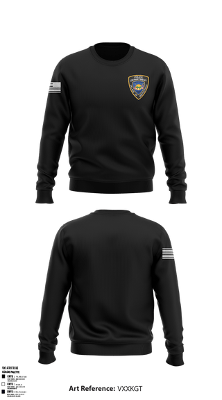 Crew Neck Sweatshirt, , Police, Teamtime, Team time, sublimation, custom sports apparel, team uniforms, spirit wear, spiritwear, sports uniforms, custom shirts, team store, custom team store, fundraiser sports, apparel fundraiser