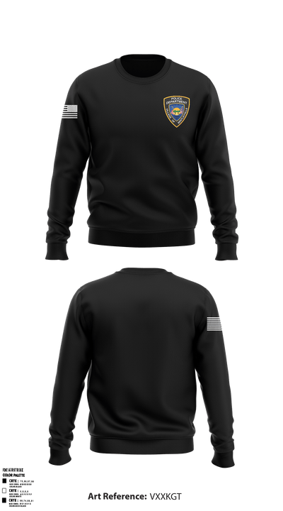 Bentleyville Police Department 46921512 Crew Neck Sweatshirt - 1
