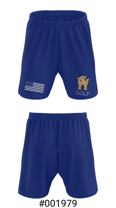 West Seattle High School Golf Team 9176643 Athletic Shorts With Pockets - 15