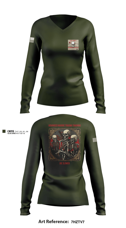 Women's Long Sleeve Vneck Shirt, Easy Company, , Teamtime, Team time, sublimation, custom sports apparel, team uniforms, spirit wear, spiritwear, sports uniforms, custom shirts, team store, custom team store, fundraiser sports, apparel fundraiser