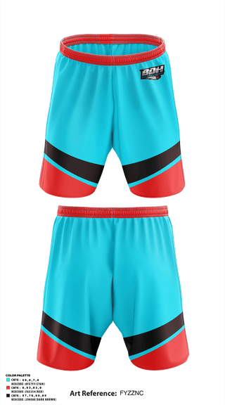 Athletic Shorts With Pockets, BarDown Hockey, , Teamtime, Team time, sublimation, custom sports apparel, team uniforms, spirit wear, spiritwear, sports uniforms, custom shirts, team store, custom team store, fundraiser sports, apparel fundraiser