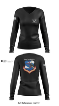 11th Bomb Sqadron 67682799 Women's Long Sleeve V-neck Shirt - 1