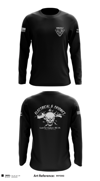 B Co 642 Avionics 85190255 Long Sleeve Performance Shirt - 1