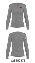 Allentown High School Cross Country 36691106 Women's Long Sleeve V-neck Shirt - 28