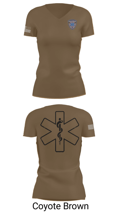 WEBSTER EMS 57838096 Women's Short Sleeve V-neck Shirt - 12