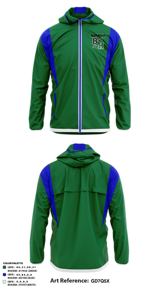 Windbreaker, Blue Hills Regional Tech School Basketball, Men's Basketball, Teamtime, Team time, sublimation, custom sports apparel, team uniforms, spirit wear, spiritwear, sports uniforms, custom shirts, team store, custom team store, fundraiser sports, apparel fundraiser