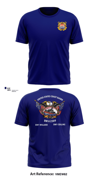 Short Sleeve Performance Shirt, , Coast Guard, Teamtime, Team time, sublimation, custom sports apparel, team uniforms, spirit wear, spiritwear, sports uniforms, custom shirts, team store, custom team store, fundraiser sports, apparel fundraiser