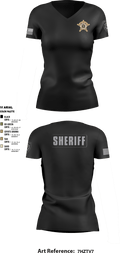 Henry County S.E.R.T. 87395571 Women's Short Sleeve V-neck Shirt - 1