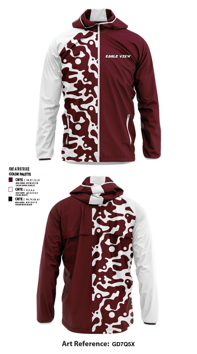 Eagle View Elementary School 52180619 Windbreaker - 1