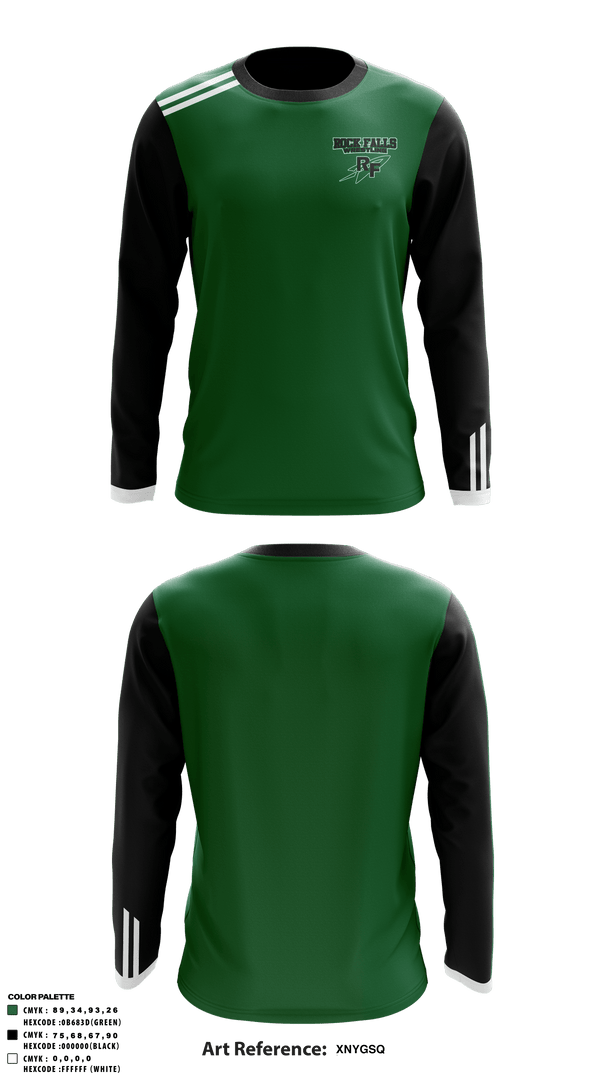 Long Sleeve Performance Shirt, Rock Falls High School Wrestling, Wrestling, Teamtime, Team time, sublimation, custom sports apparel, team uniforms, spirit wear, spiritwear, sports uniforms, custom shirts, team store, custom team store, fundraiser sports, apparel fundraiser