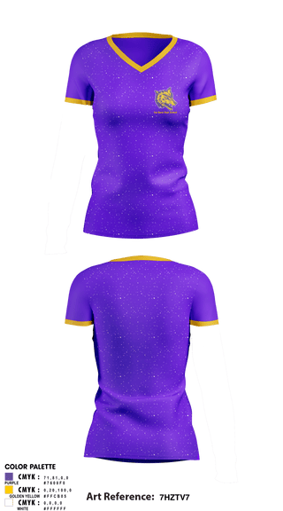 Women's Short Sleeve Vneck Shirt, Cut Bank High School cheer, Cheer, Teamtime, Team time, sublimation, custom sports apparel, team uniforms, spirit wear, spiritwear, sports uniforms, custom shirts, team store, custom team store, fundraiser sports, apparel fundraiser